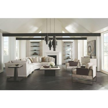 Deep Retreat Herringbone Modular Sectional