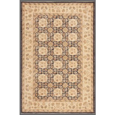 Denver Hand-Knotted Lamb's Wool Area Rug- 5'11" x 8'10" In Brown