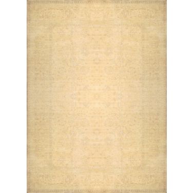 Denver Hand-Knotted Wool Area Rug-16' 3" x 22' 4" In Ivory