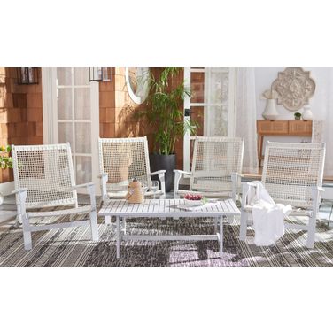 Deven 5 Piece Coffee Set in Grey
