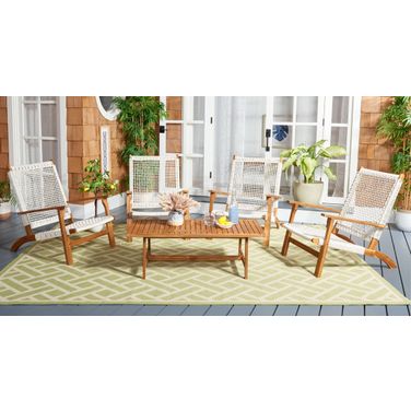 Deven Living Set in White