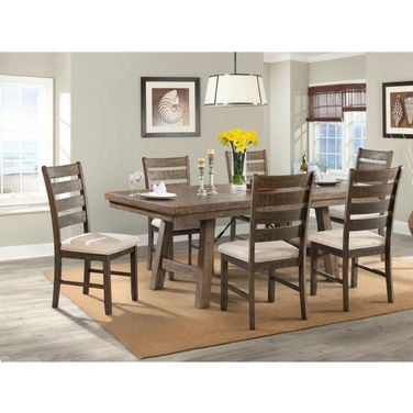 Picket house furnishings regan 6 shop piece rectangular dining table set