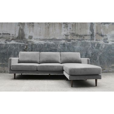 Diamond Sofa Kelsey Grey Reversible Chaise Sectional