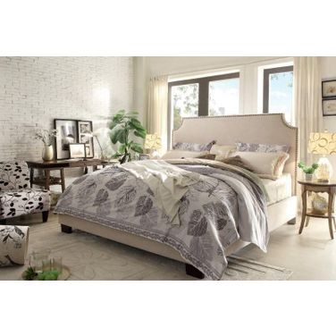Diamond Sofa Kingston Desert Sand Fabric King Bed