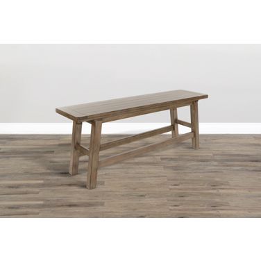 Doe Valley Counter Height Wood Bench In Natural
