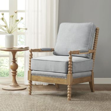 Donohue Accent Chair In Light Blue