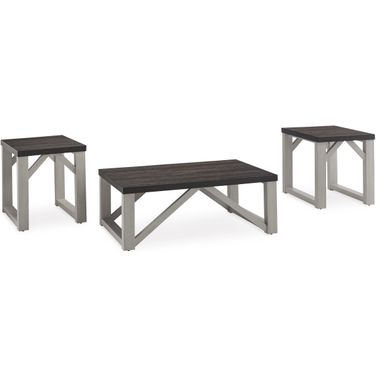 Dorrinson Antique White Table Set of 3
