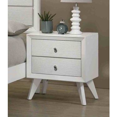 Dortmund Nightstand In White