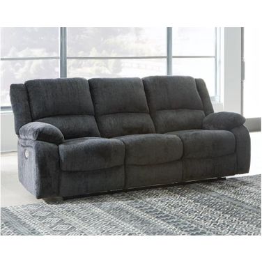 Draycoll Power Reclining Sofa In Slate