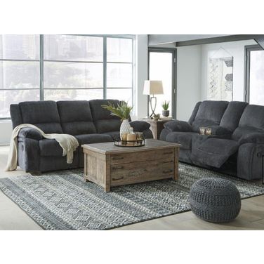 Draycoll Reclining Living Room Set In Slate