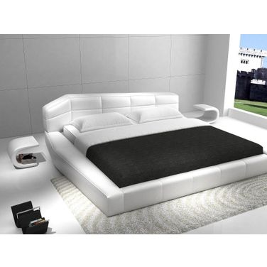 Dream White King Platform Bed