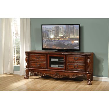 Dresden Cherry Oak Tv Console by ACME | 1StopBedrooms