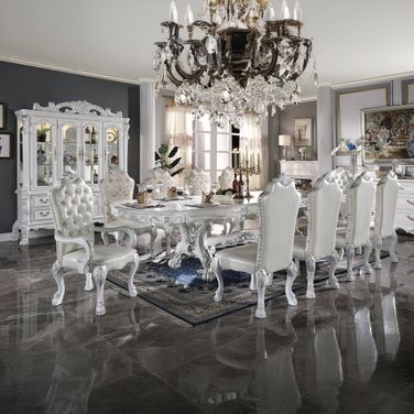 Dresden Dining Room Set In Bone White