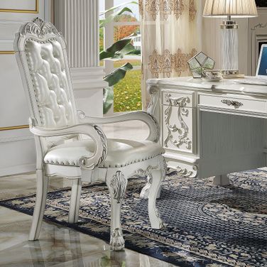 Dresden Executive Office Chair In Bone White