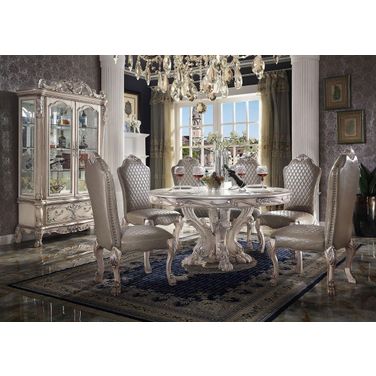 Dresden Round Dining Room Set (Vintage Bone White)