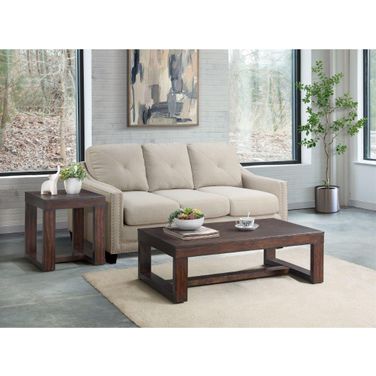 Drew Cherry Rectangular Occasional Table Set
