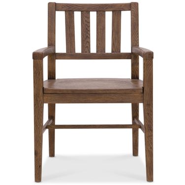 Driftwood Splatback Arm Chair In Saddle