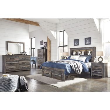 Drystan Multi Youth Bookcase Storage Bedroom Set