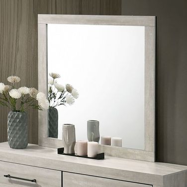 Dubuque Mirror In Light Gray