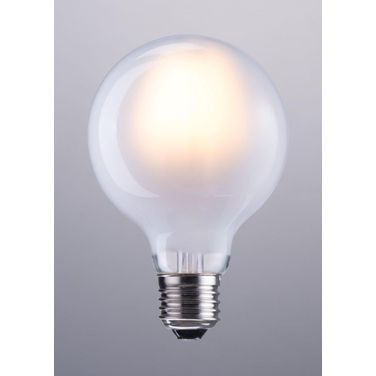 E26 G80 6W 110x80mm LED Light Bulb In Frosted White