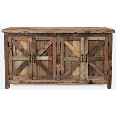 Eden Prairie 60 Inch Accent Cabinet In Brown