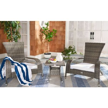 Edna 3 Piece Lounge Set In Grey