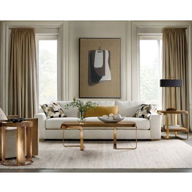 Eleana Occasional Table Set In Walnut and Bronze
