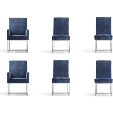 Element 6-Piece Dining Chairs in Blue