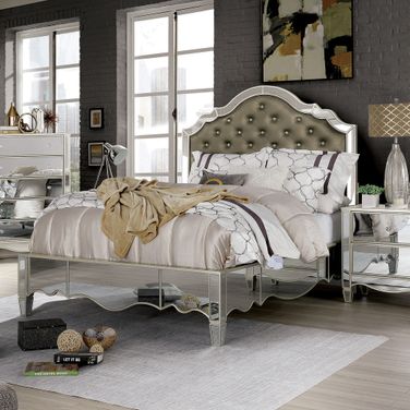 Eliora California King Bed In Silver