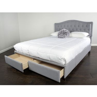 Elise Upholstered Storage Bed (Queen)