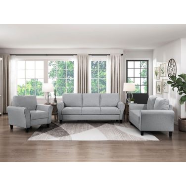 Ellery Dark Gray Living Room Set