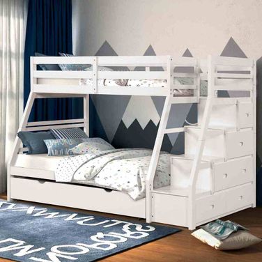 Ellington Twin Over Full Bunk Bed In White