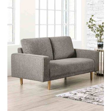 Elverum Loveseat In Charcoal Gray