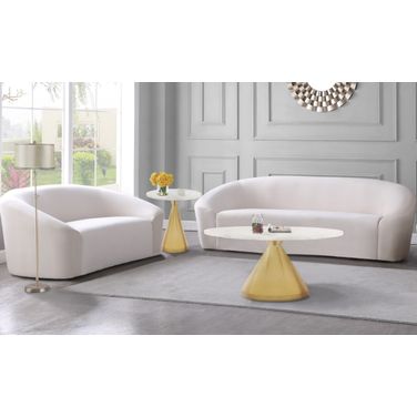Emery Ocassional Table Set In White