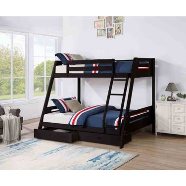 Emilee Twin Over Full Bunk Bed In Black