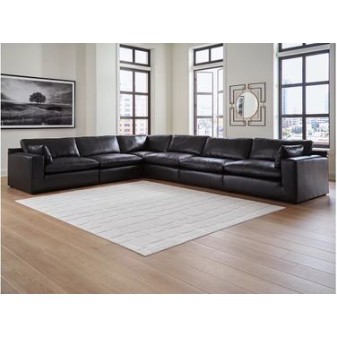 Emilia 6-Piece Sectional In Black
