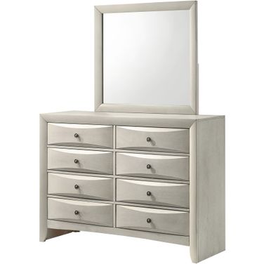 Emily Dresser Mirror In White