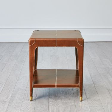 Emporium Home Tiburtina End Table In Saddle