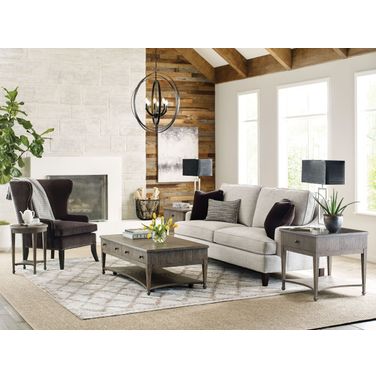 Emporium Shadow Carmine Rectangular Occasional Table Set