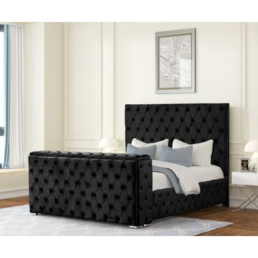Encore King Panel Bed In Black