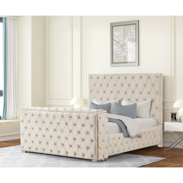 Encore Queen Panel Bed In Beige