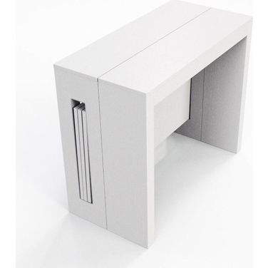 Erika White Extendable Console Table