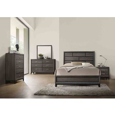 Errico Youth Bedroom Set In Gray