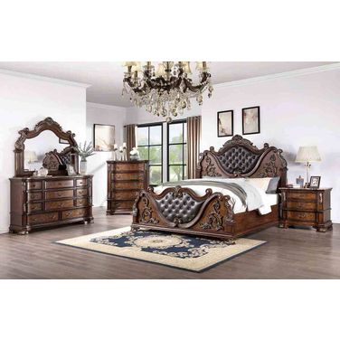 Esparanza Bedroom Set In Brown Cherry
