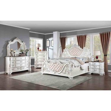 Esparanza Bedroom Set In Pearl White