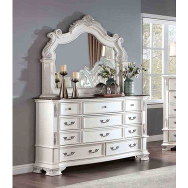 Esparanza Dresser In Pearl White