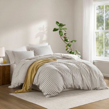 Etta 3Pcs Duvet Set In Grey