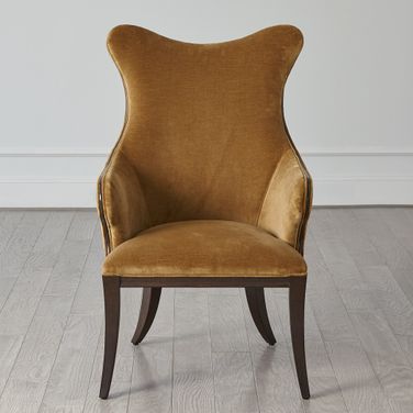 Evelyn Chair In Toast Velvet