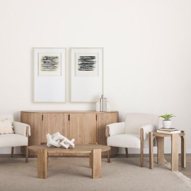 Evelyn Occasional Table Set In Light Brown