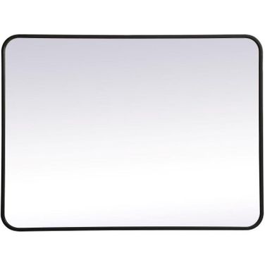 Evermore Black Rectangular Mirror MR802736BK